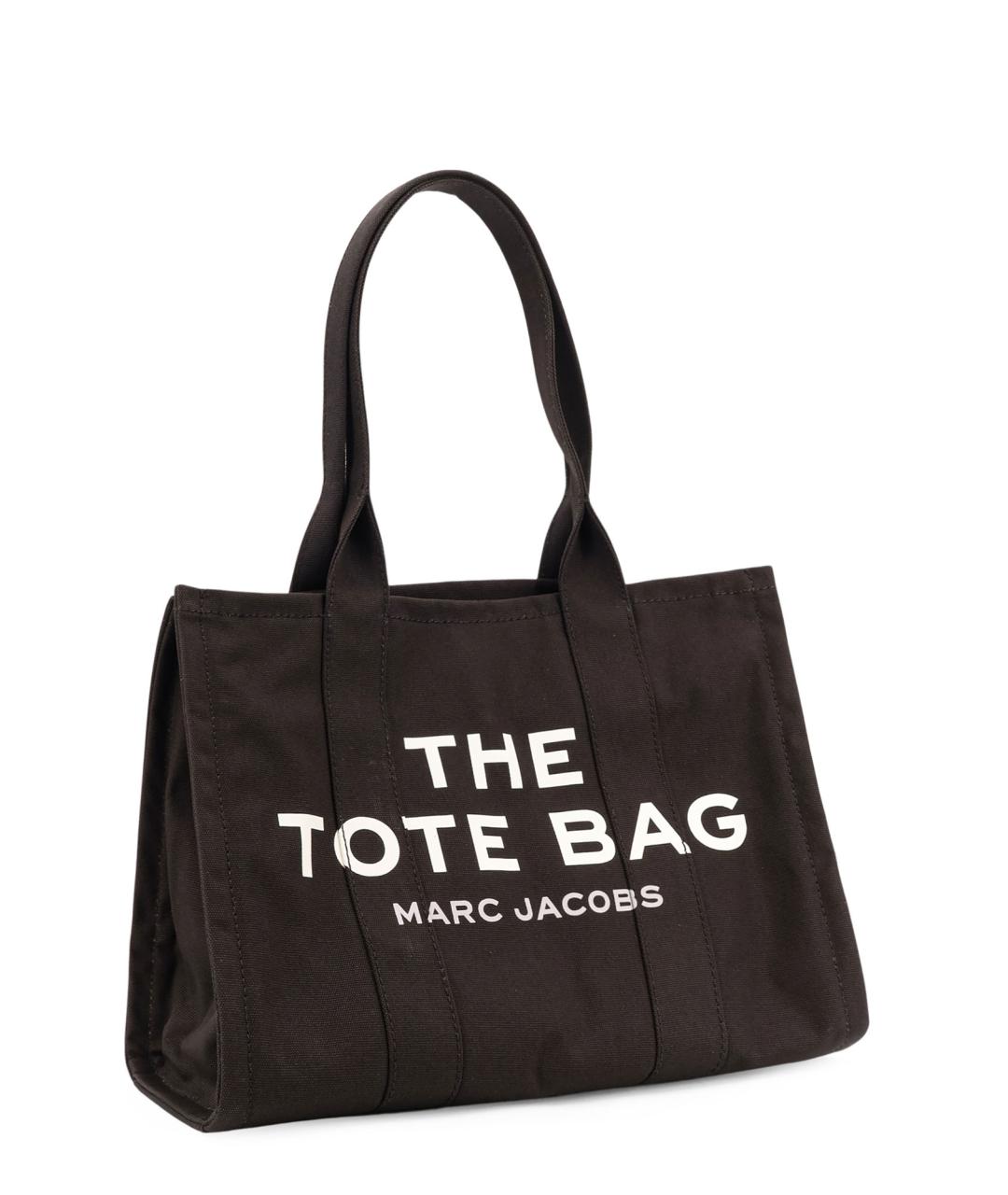 MARC JACOBS Черная тканевая сумка тоут, фото 3