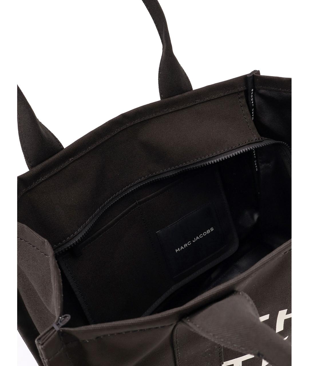 MARC JACOBS Черная тканевая сумка тоут, фото 4