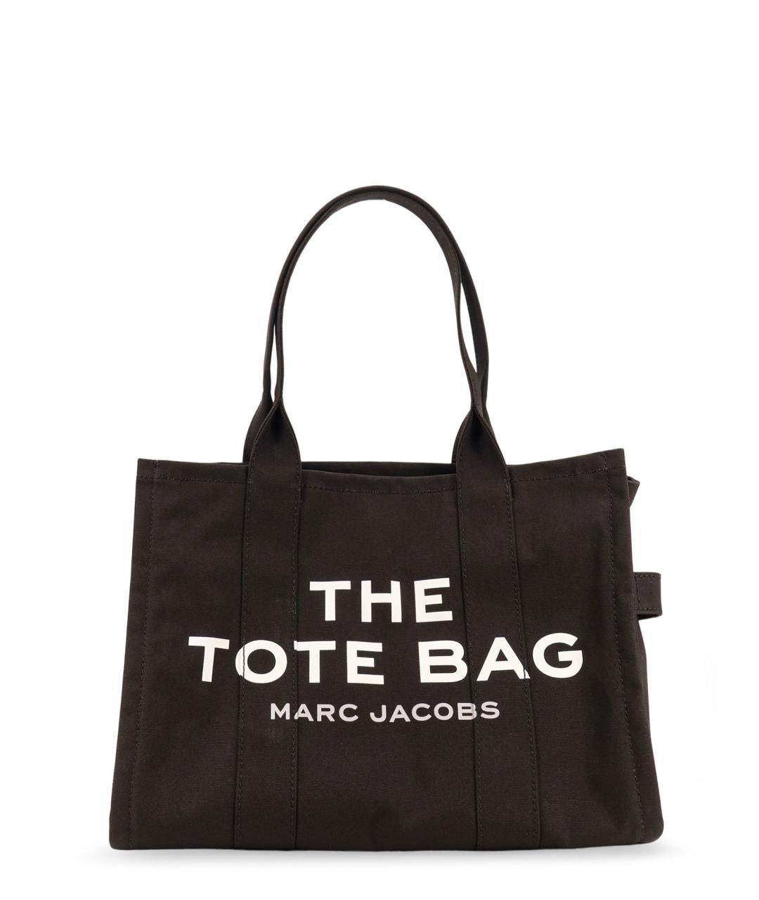 MARC JACOBS Черная тканевая сумка тоут, фото 1