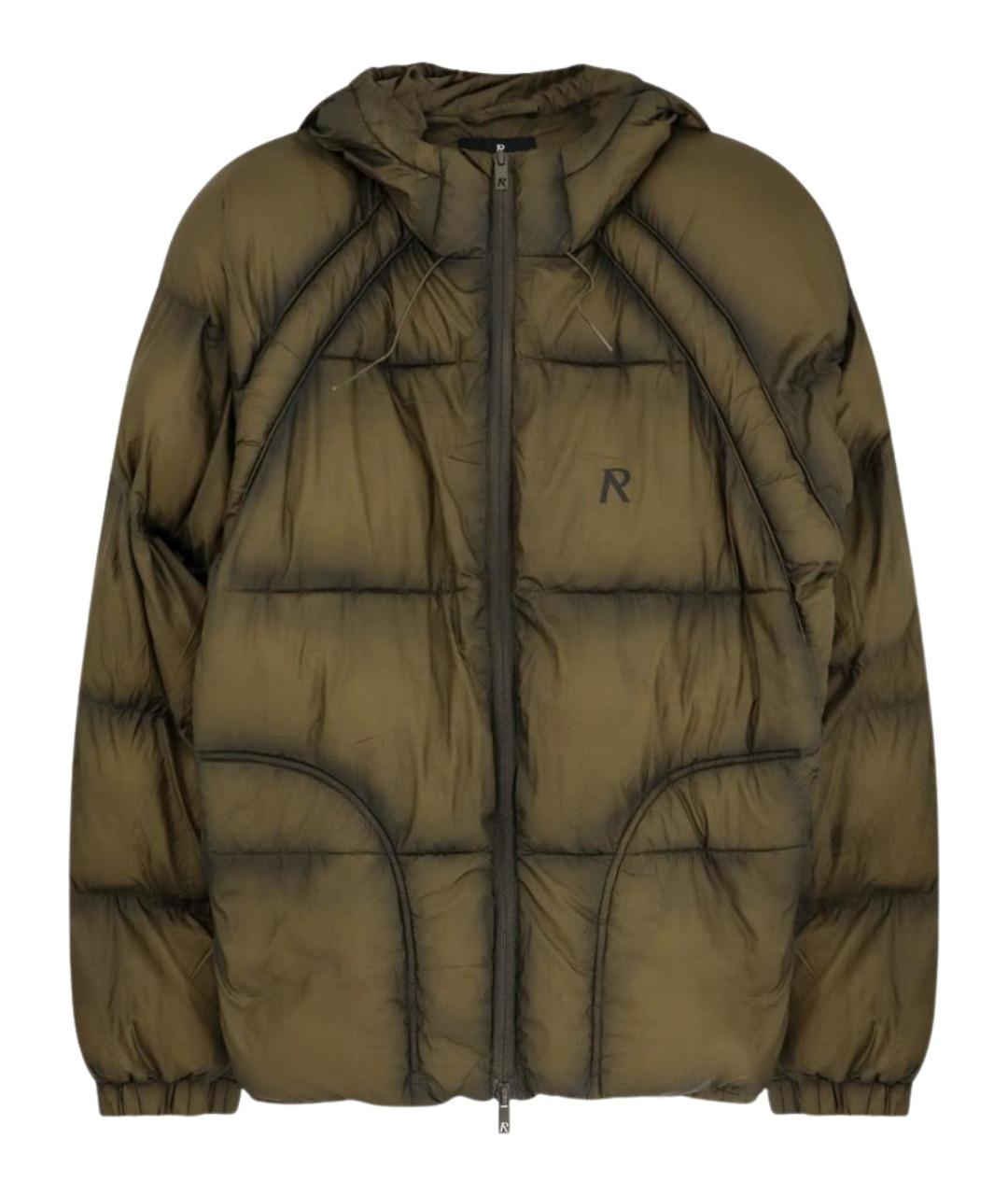 REPRESENT Хаки полиамидовый пуховик, фото 1