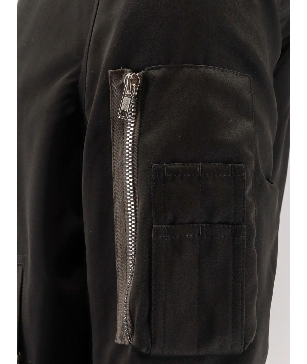 RICK OWENS Черная полиамидовая куртка, фото 3