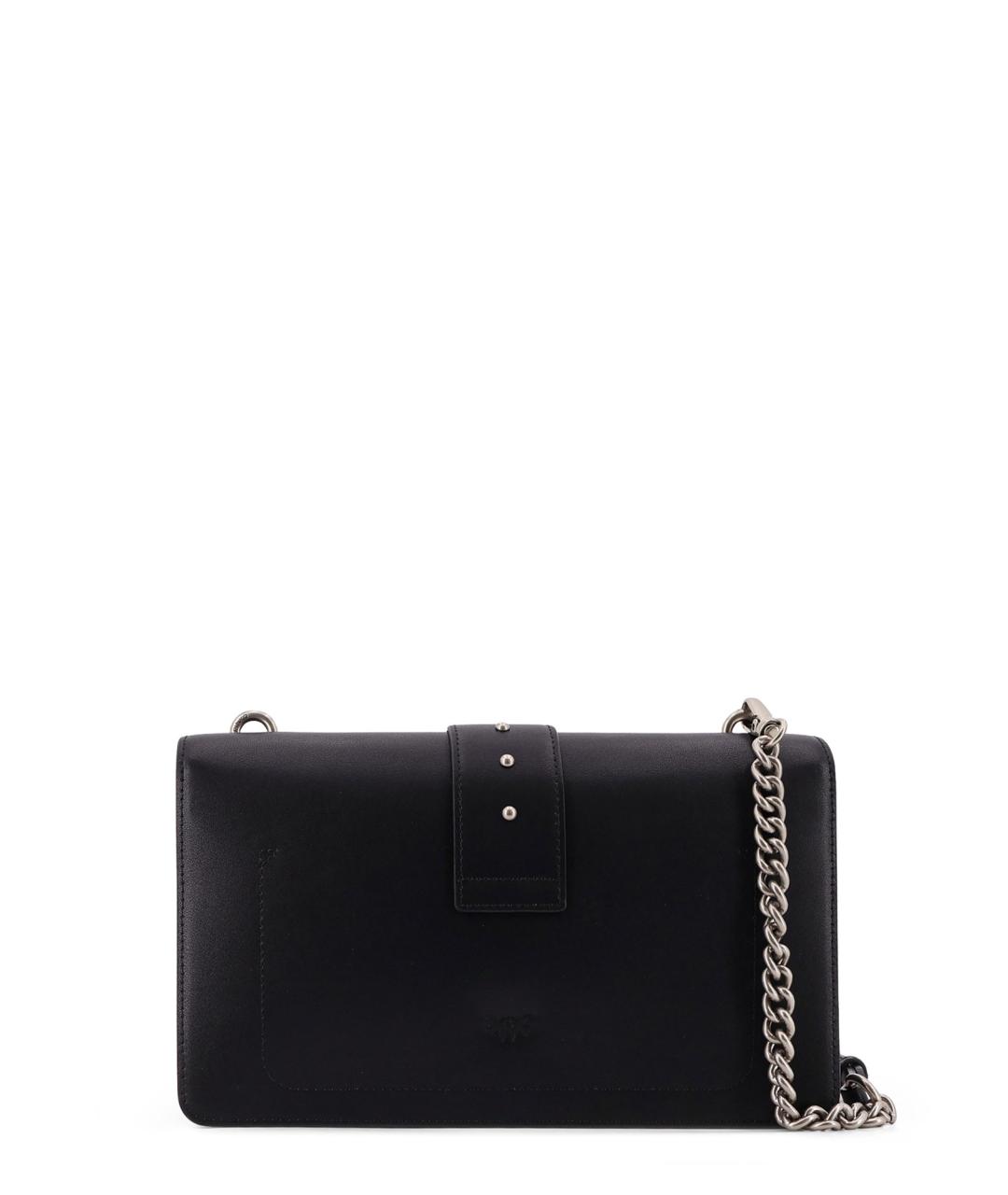 PINKO Черная кожаная сумка через плечо, фото 2