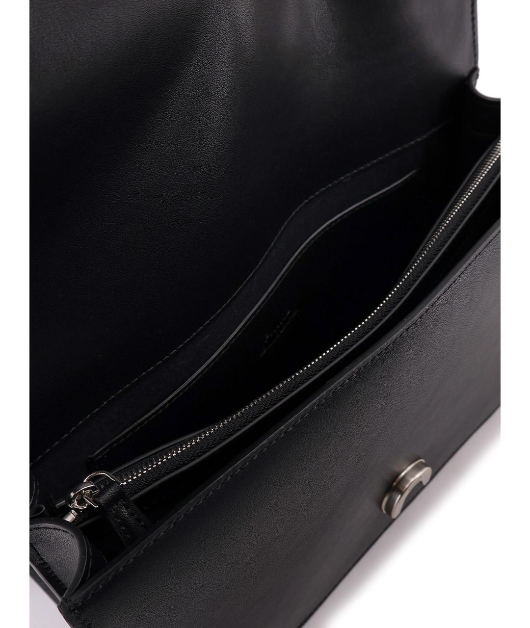 PINKO Черная кожаная сумка через плечо, фото 4
