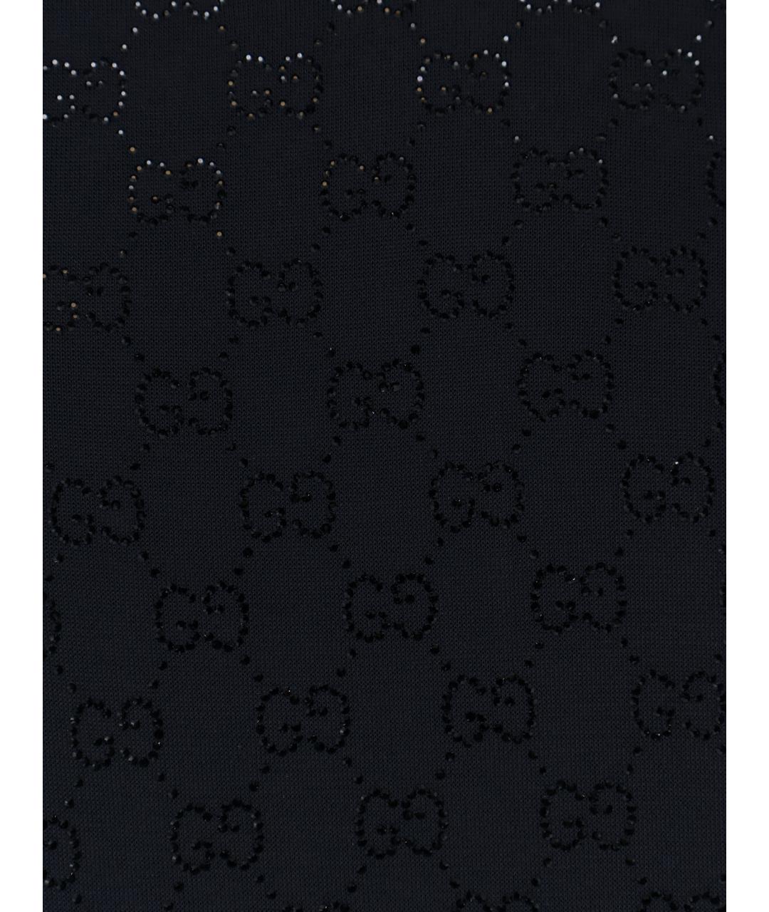 GUCCI Черное вискозное платье, фото 3