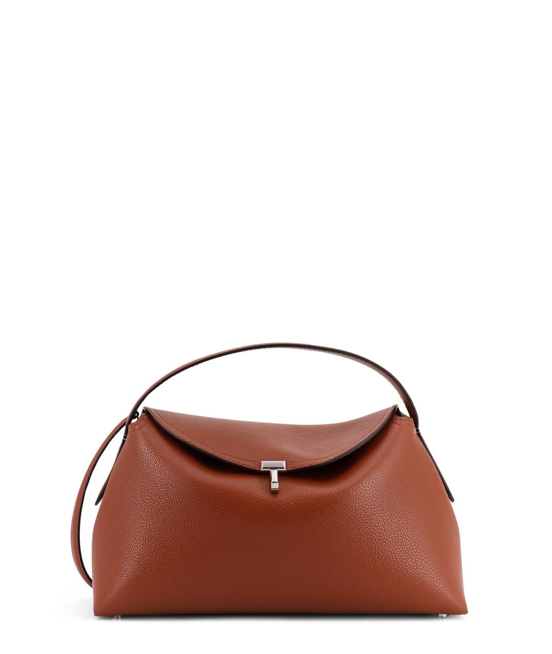 TOTEME Коричневая кожаная сумка через плечо, фото 1