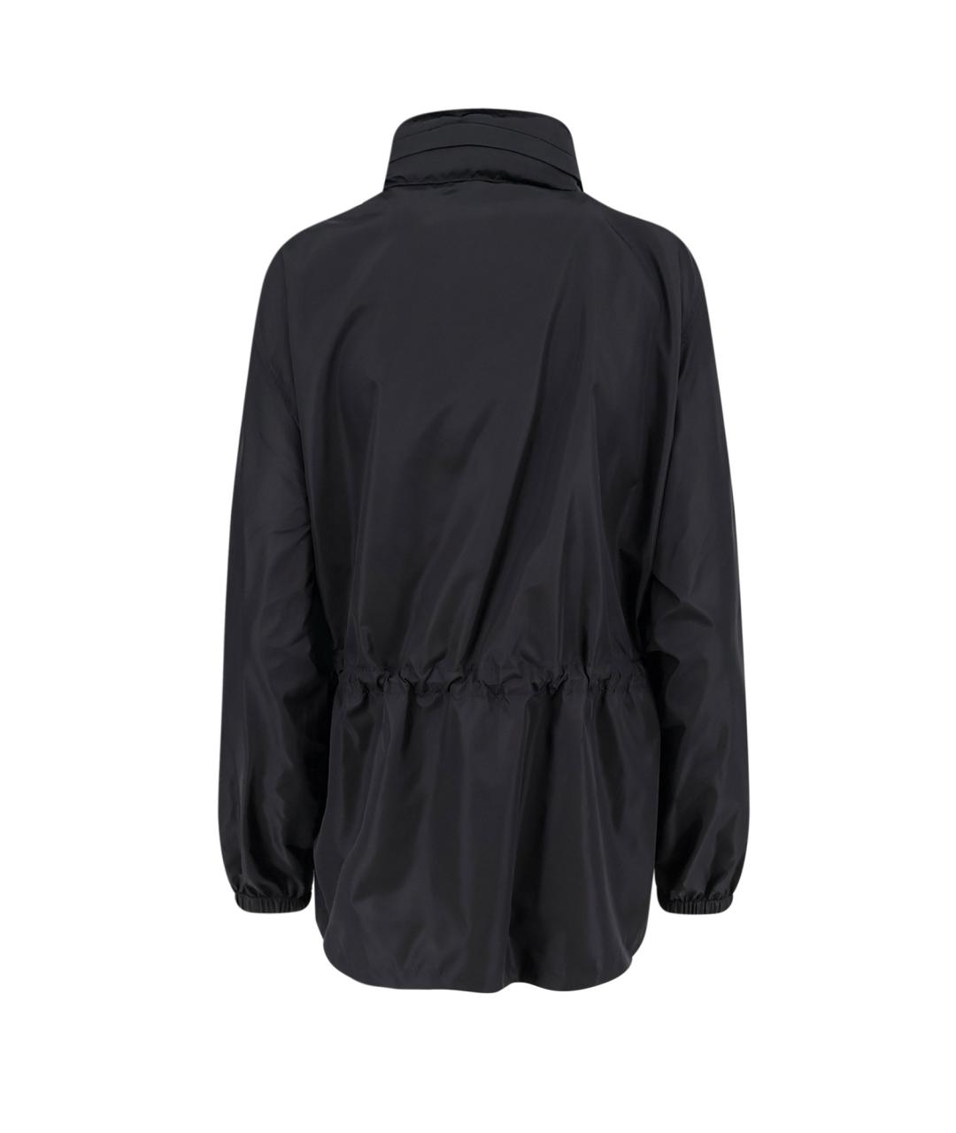 BURBERRY Черная полиамидовая куртка, фото 2