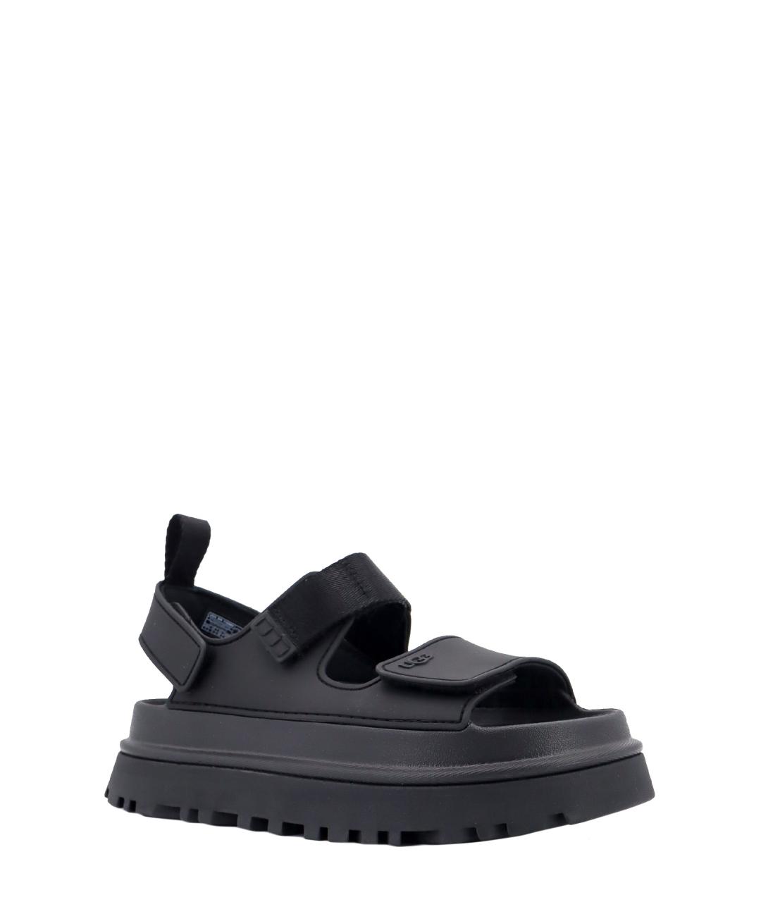 UGG AUSTRALIA Черные босоножки, фото 2