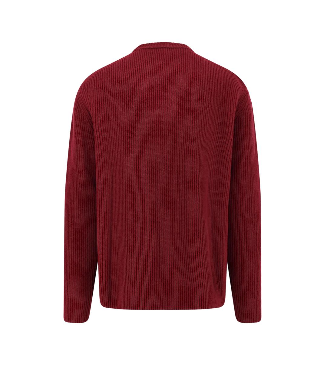 GUCCI Красный шерстяной джемпер / свитер, фото 2