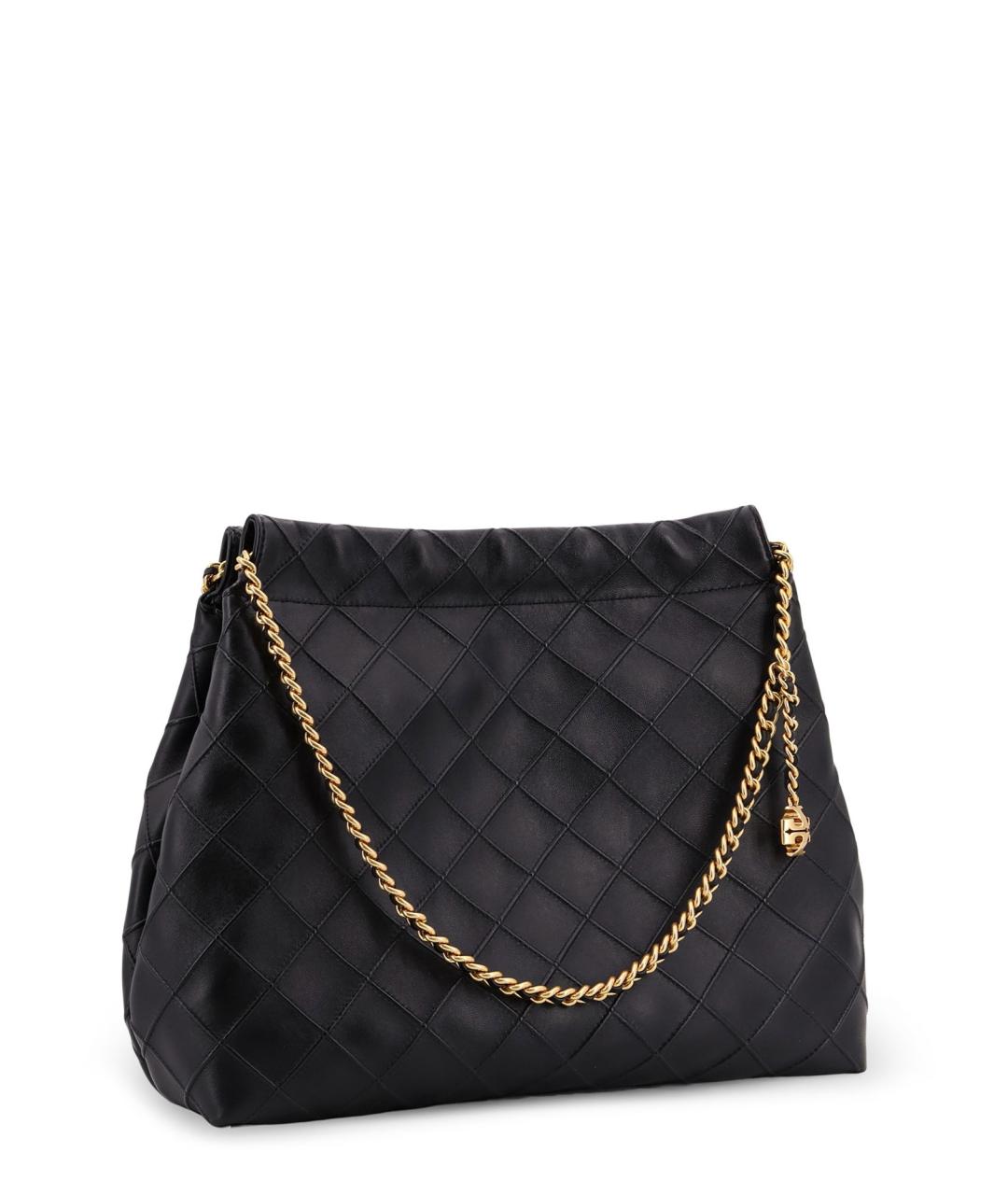 TORY BURCH Черная кожаная сумка через плечо, фото 3