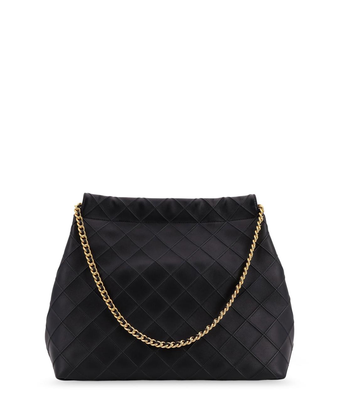 TORY BURCH Черная кожаная сумка через плечо, фото 2