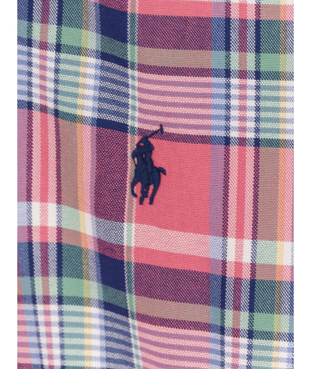 POLO RALPH LAUREN Розовая хлопковая кэжуал рубашка, фото 3