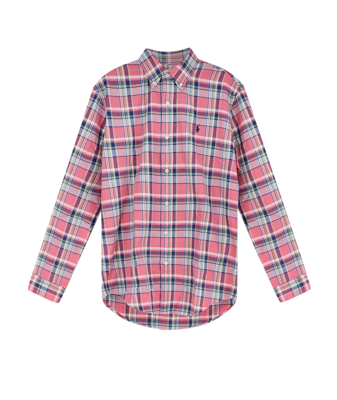 POLO RALPH LAUREN Розовая хлопковая кэжуал рубашка, фото 1