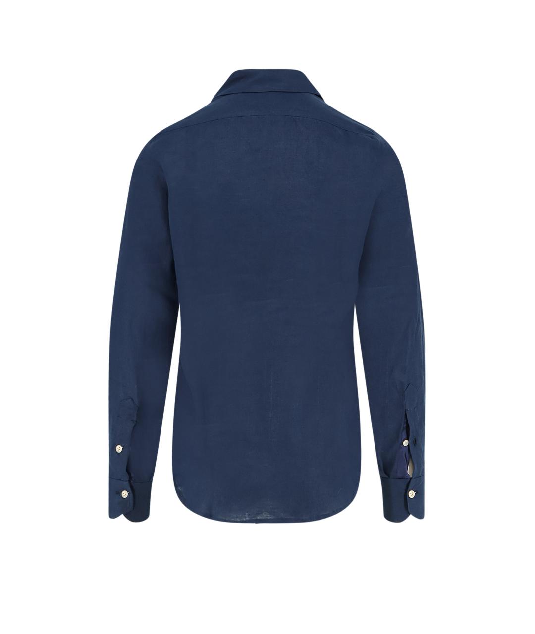 KITON Синяя кэжуал рубашка, фото 2