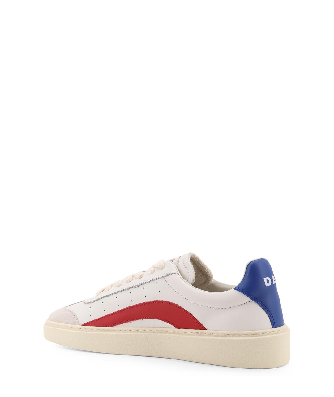 DSQUARED2 Мульти кожаные низкие кроссовки / кеды, фото 3