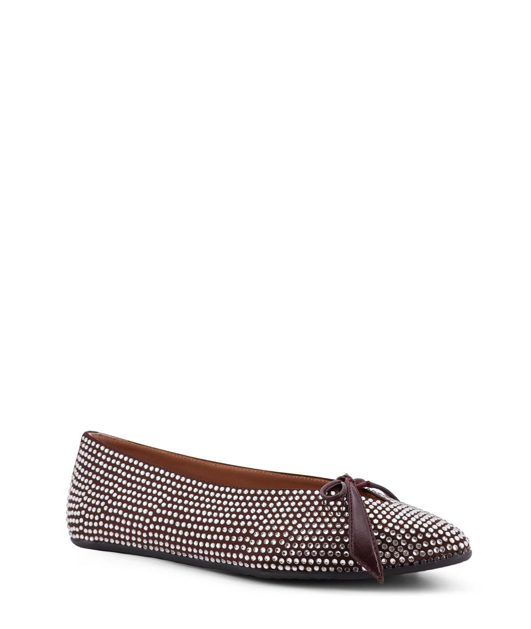 THE ATTICO Коричневые балетки, фото 2