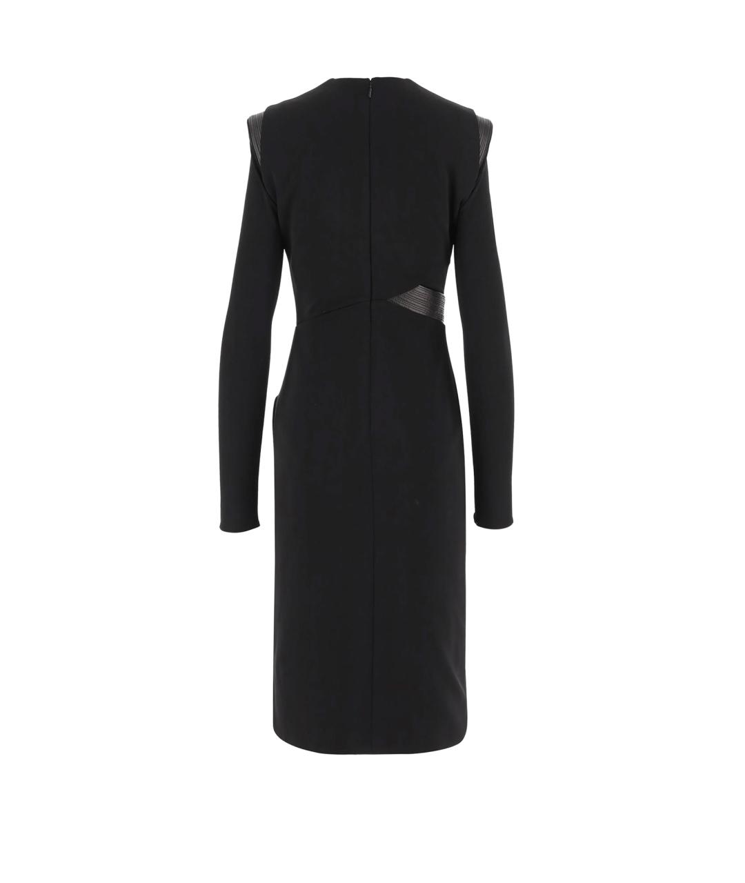 VERSACE Черное вискозное платье, фото 2