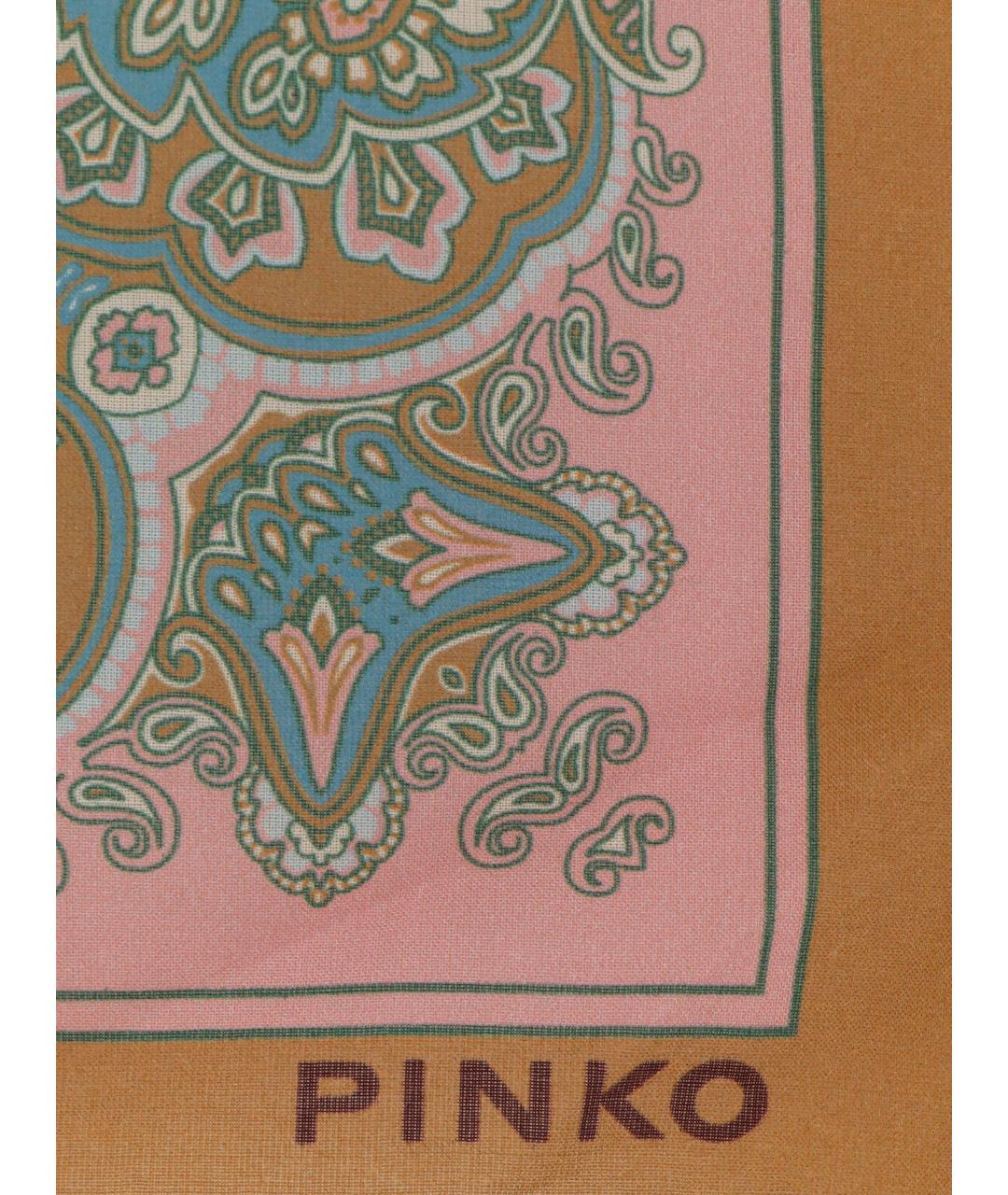 PINKO Мульти хлопковый шарф, фото 2