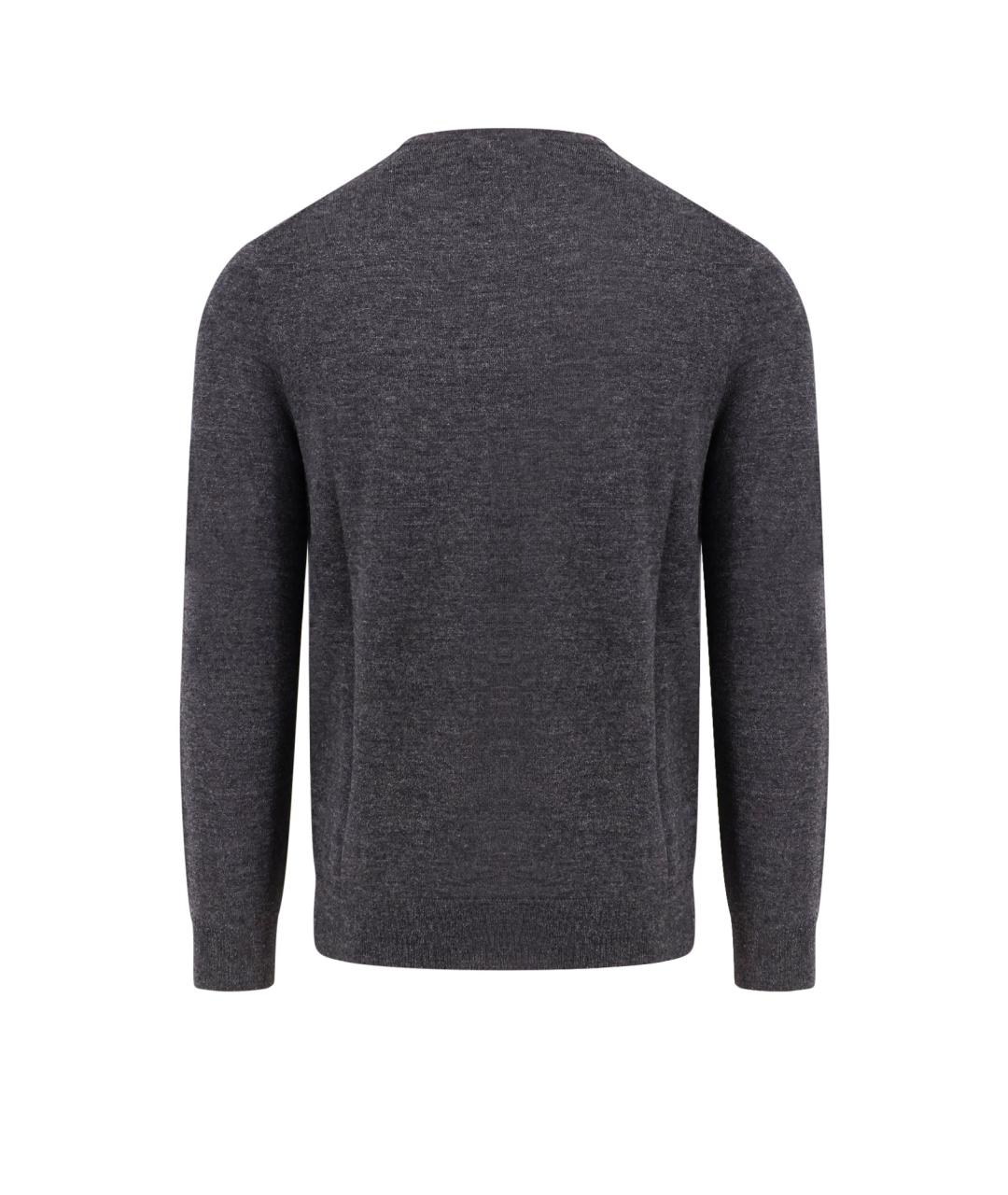 POLO RALPH LAUREN Серый шерстяной джемпер / свитер, фото 2