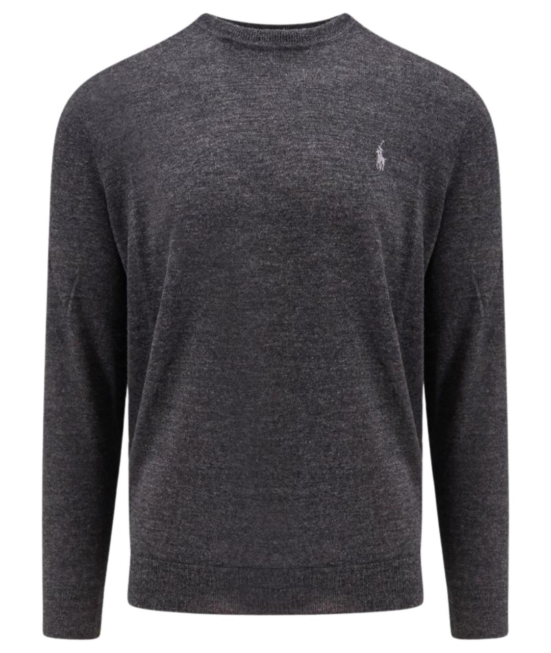 POLO RALPH LAUREN Серый шерстяной джемпер / свитер, фото 1