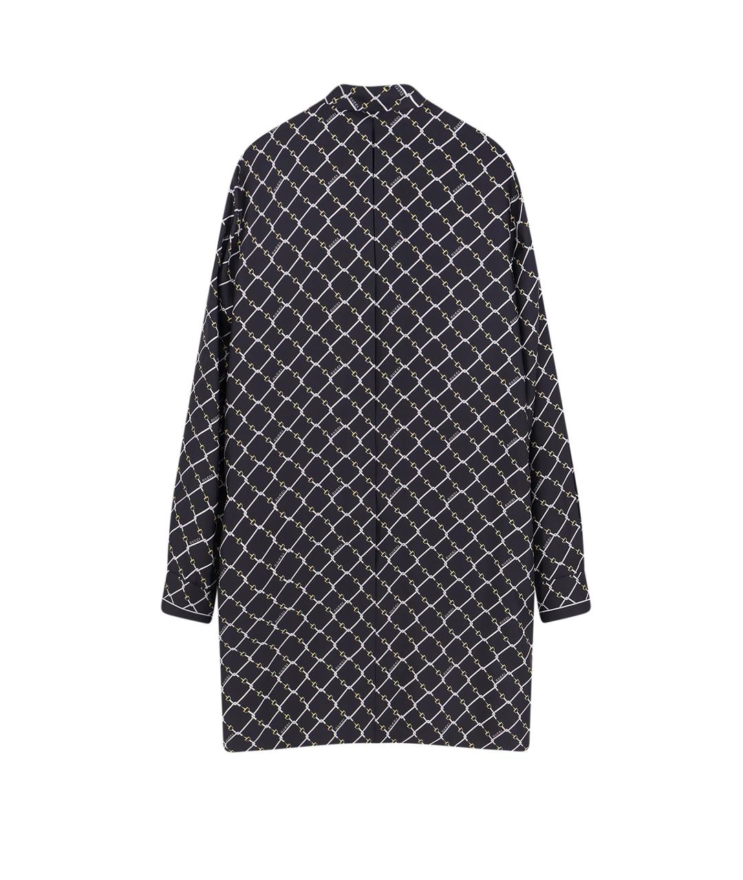 GUCCI Черное шелковое коктейльное платье, фото 2