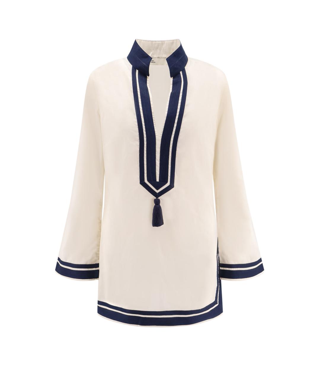 TORY BURCH Бежевое хлопковое повседневное платье, фото 1