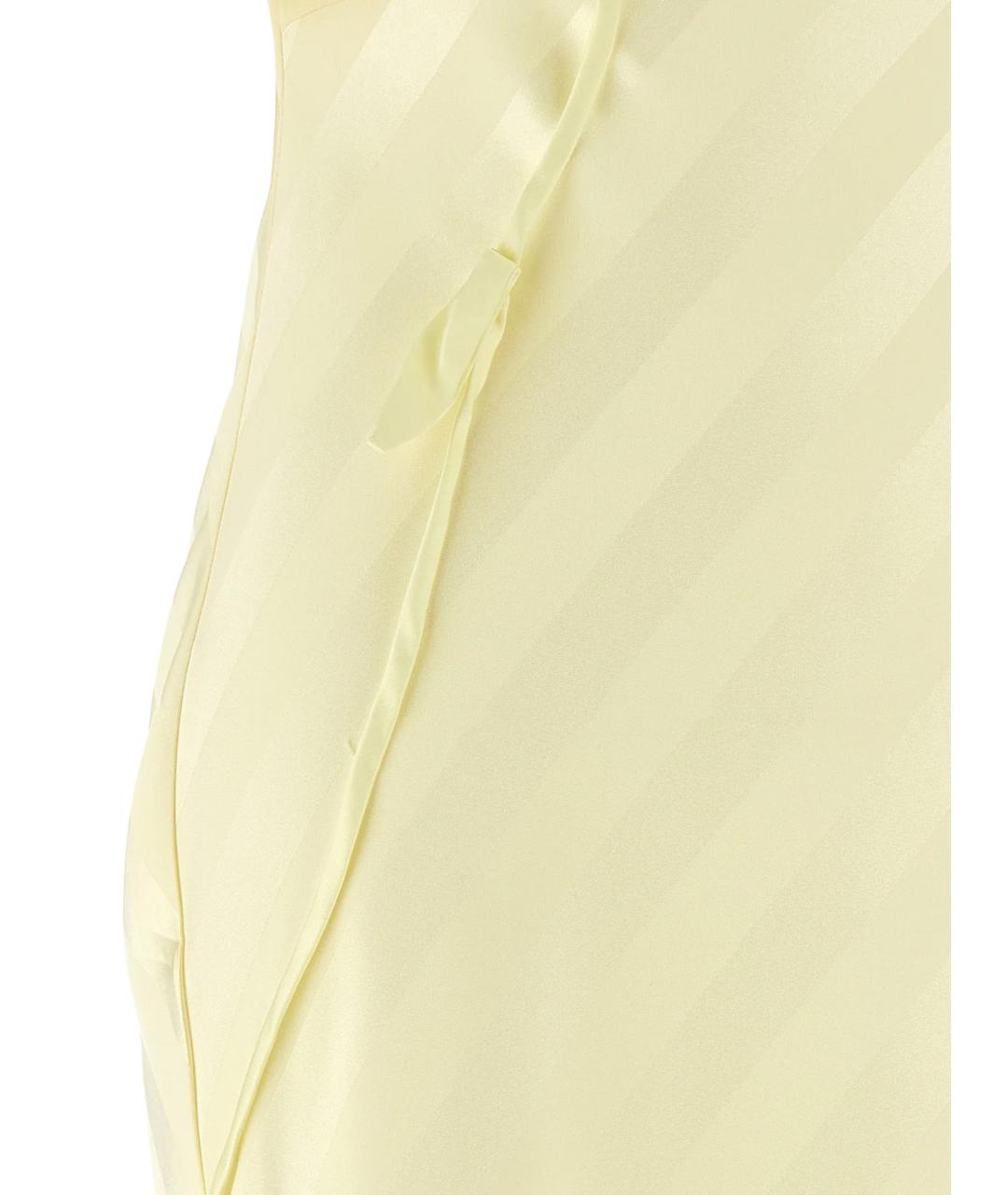SELF-PORTRAIT Желтое полиэстеровое коктейльное платье, фото 3