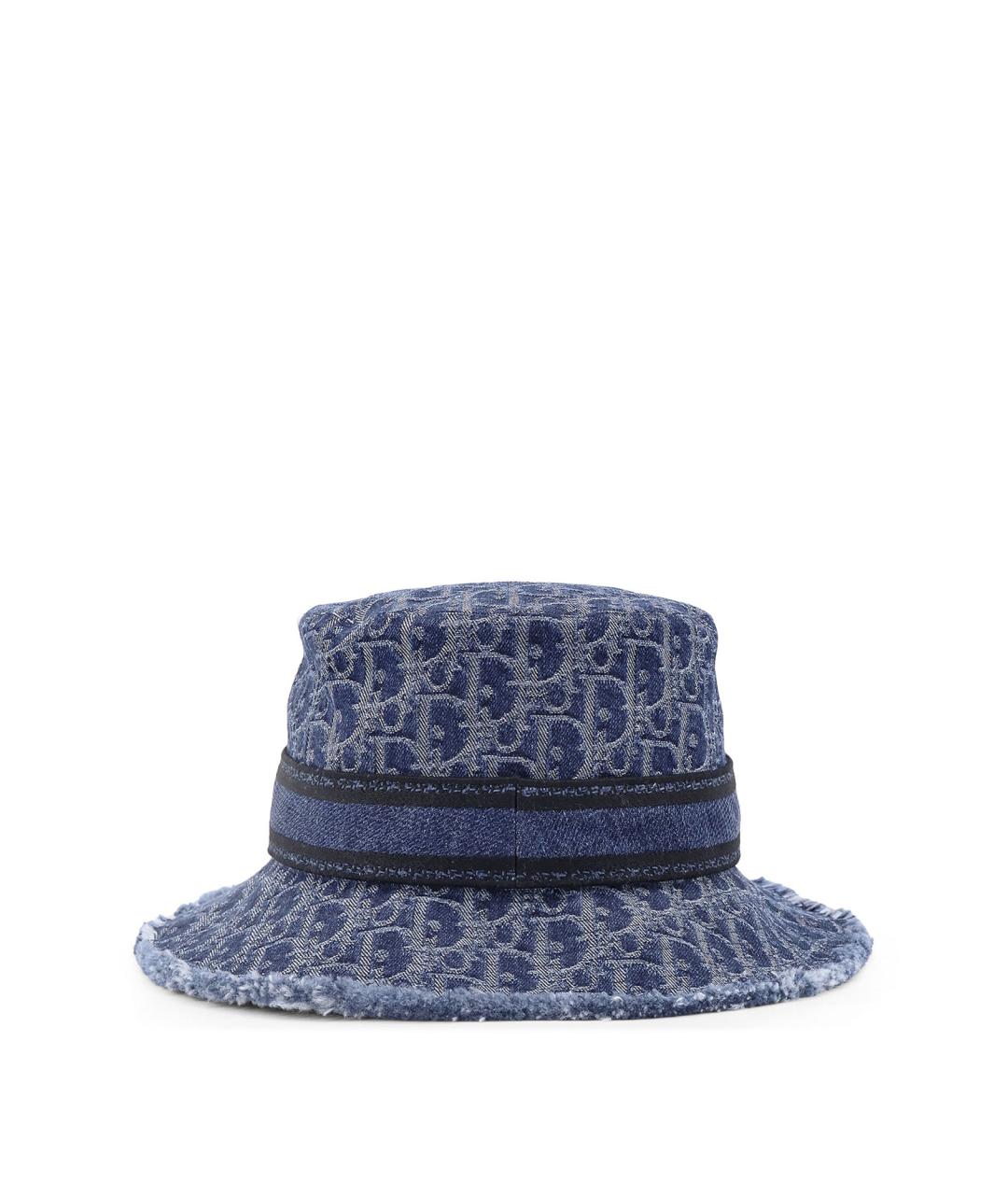 CHRISTIAN DIOR Синяя хлопковая панама, фото 3