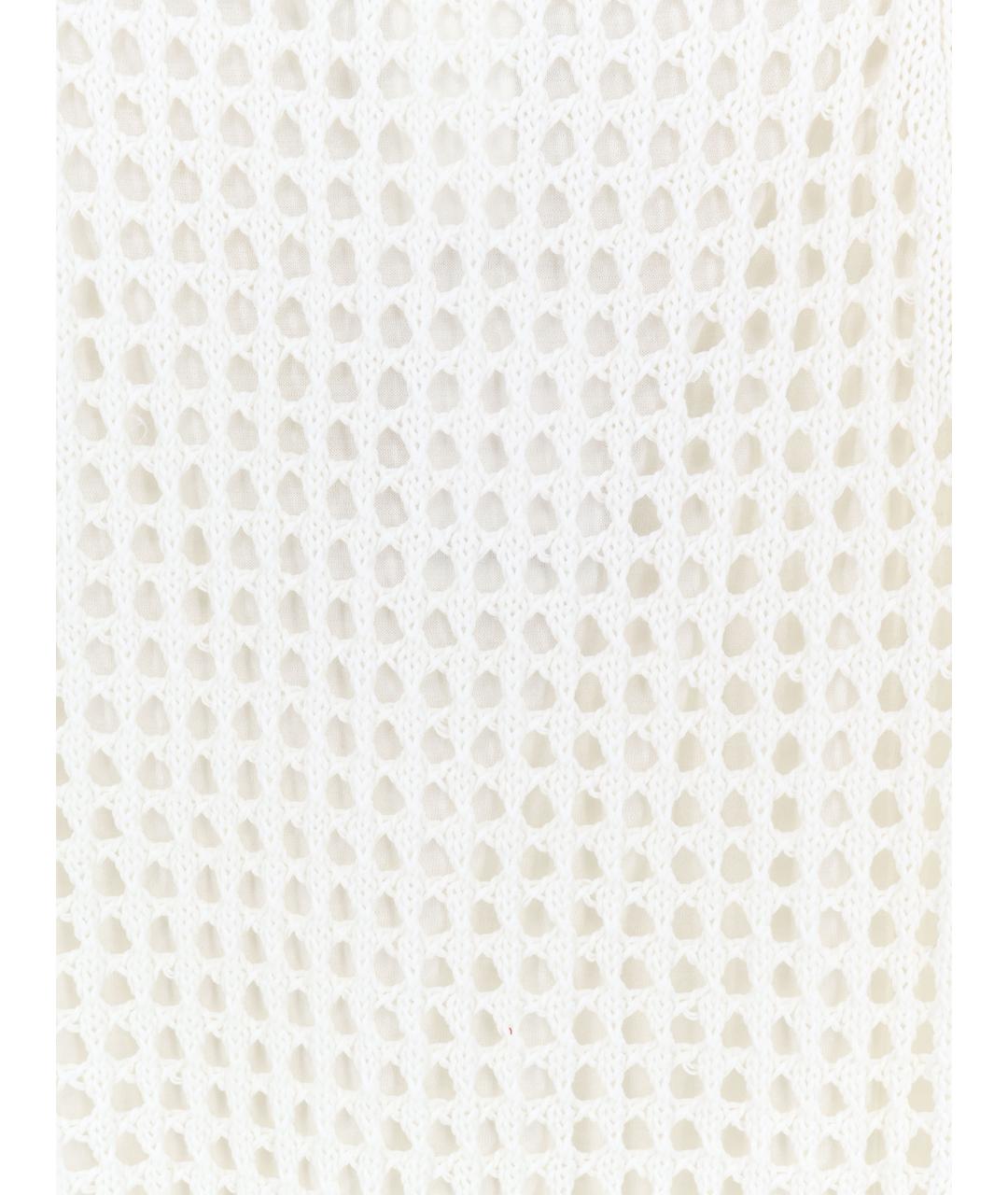 MAX MARA Белая хлопковая юбка макси, фото 3