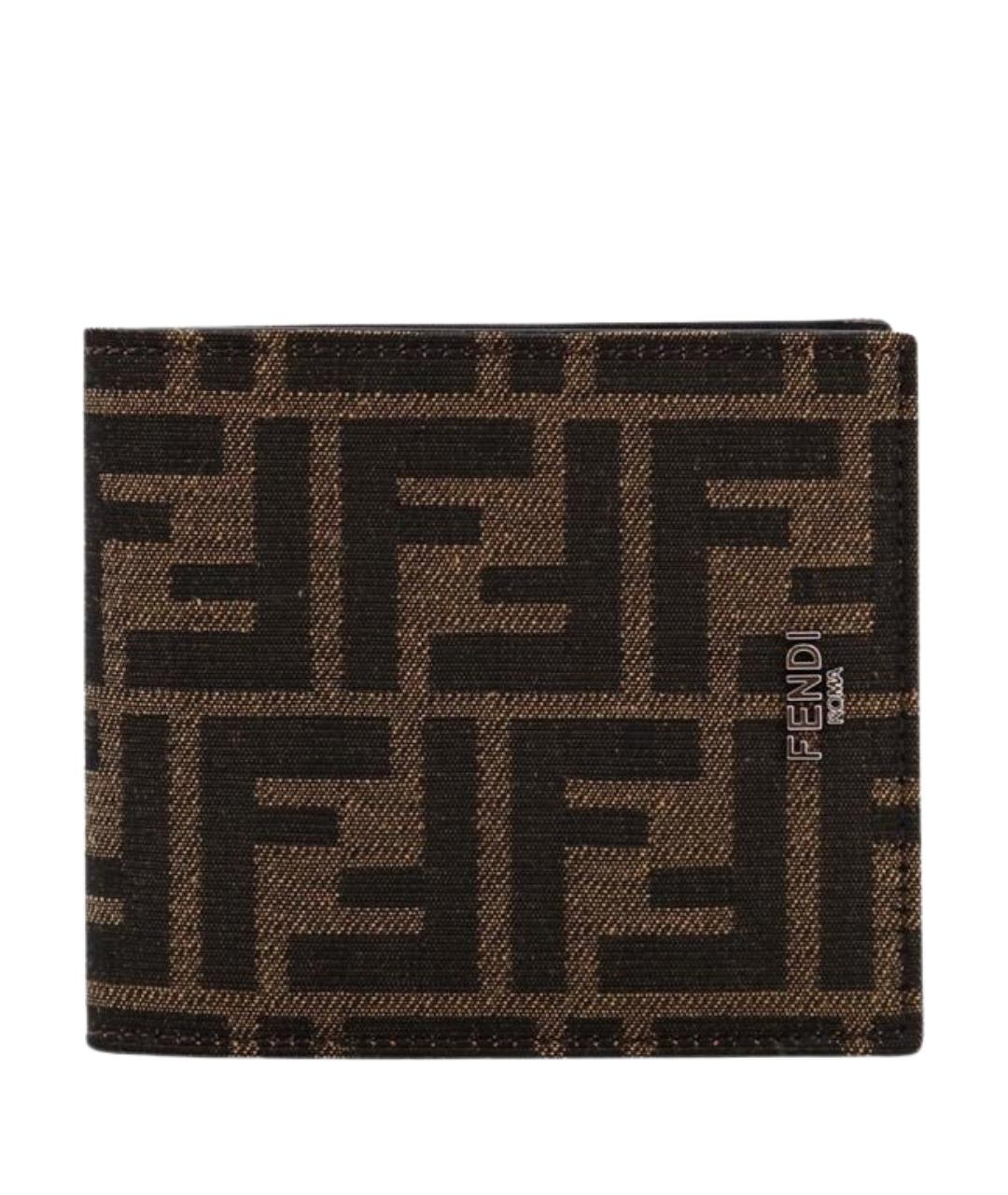 FENDI Коричневый кошелек, фото 1