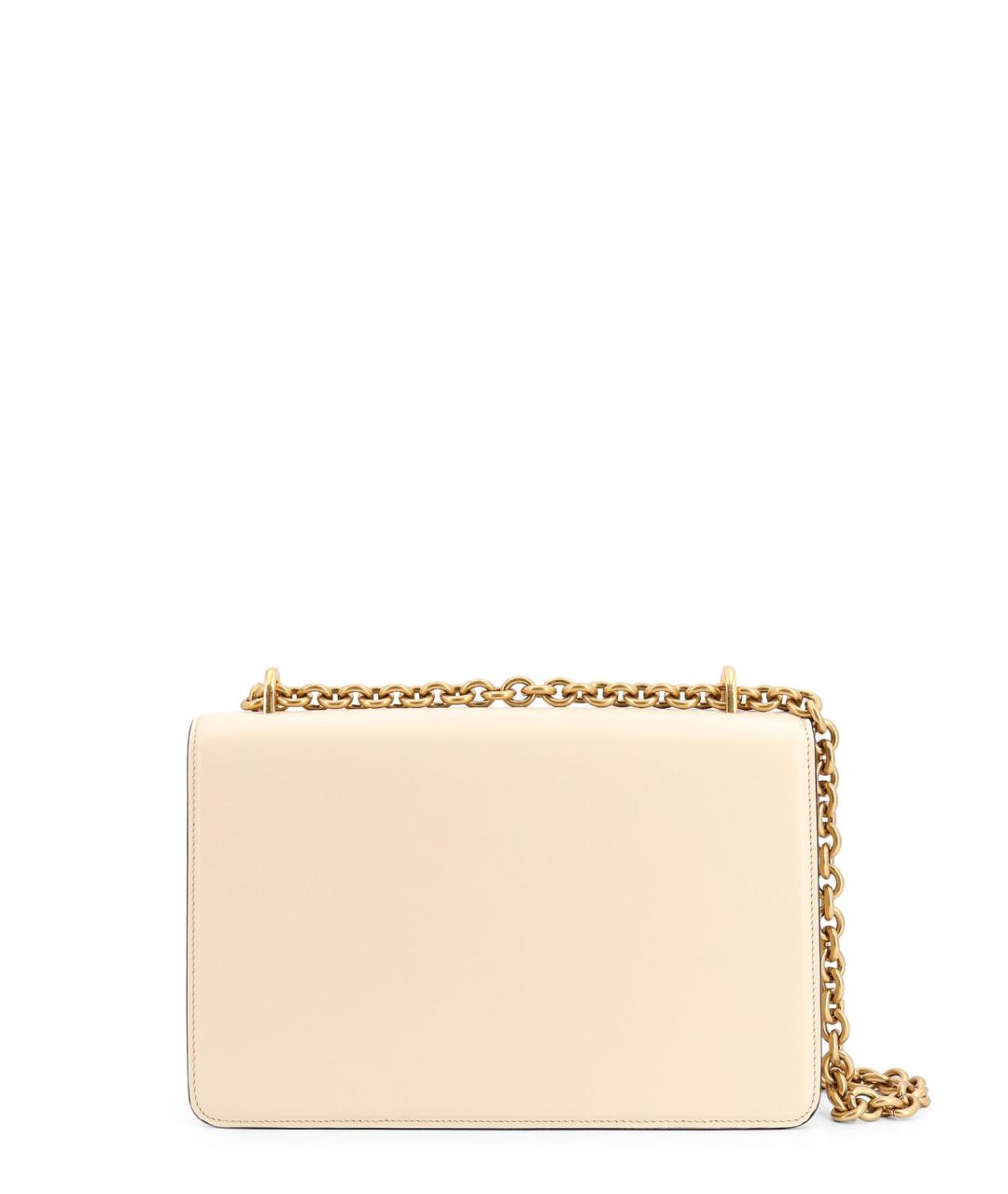 VALENTINO Бежевая кожаная сумка через плечо, фото 2