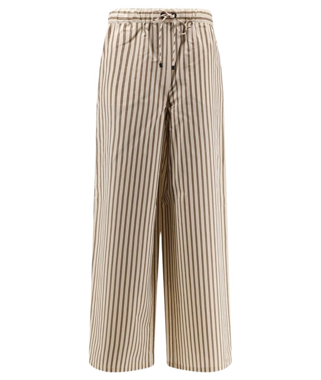 MAX MARA Мульти хлопковые прямые брюки, фото 1