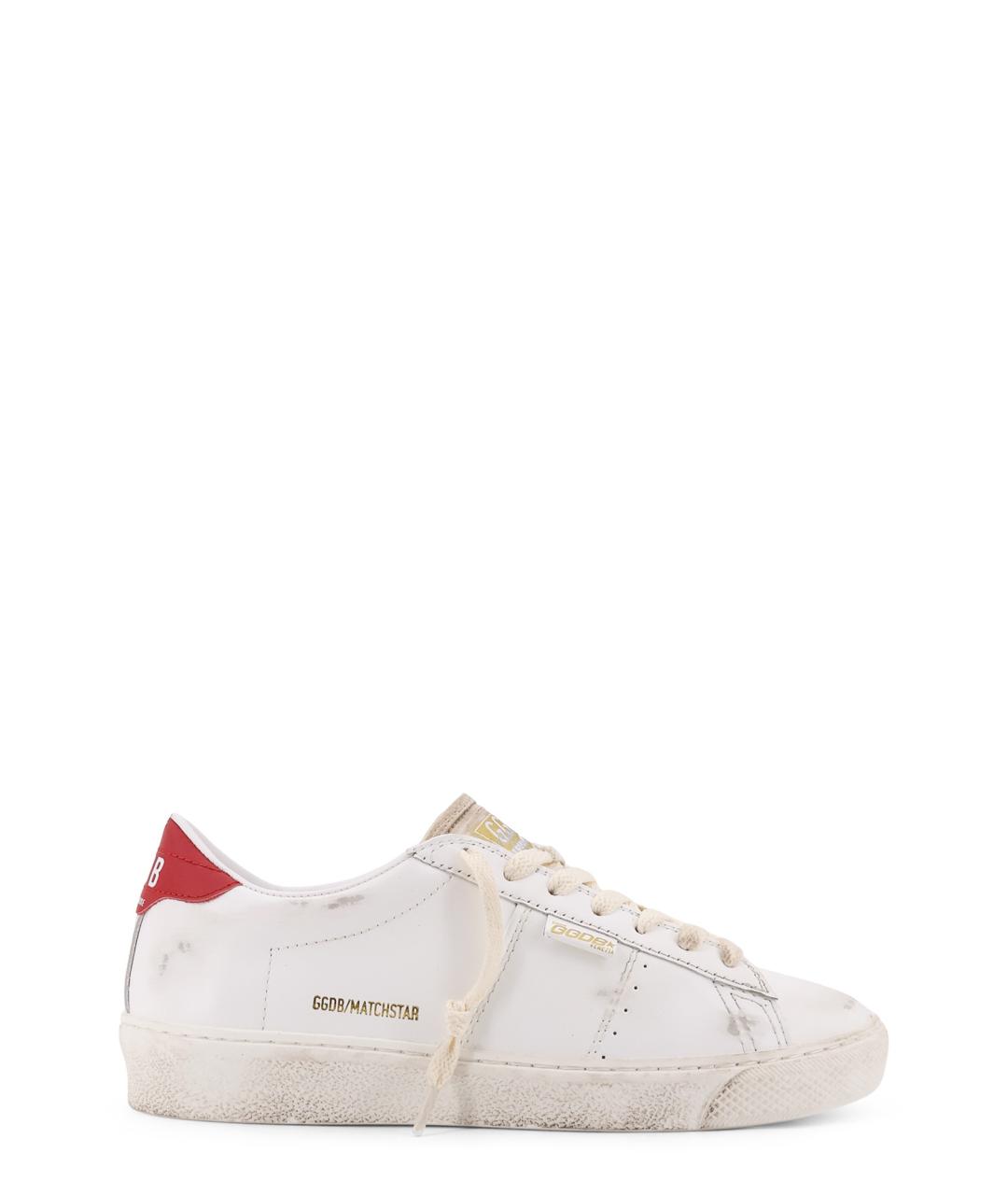 GOLDEN GOOSE DELUXE BRAND Белые кожаные кеды, фото 1