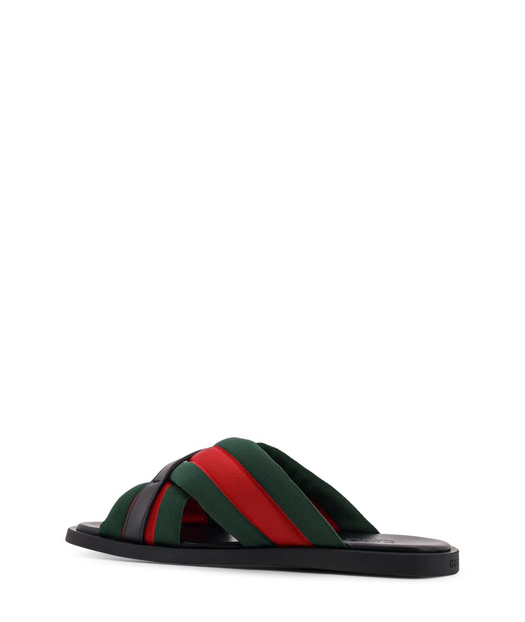 GUCCI Мульти синтетические шлепанцы, фото 3