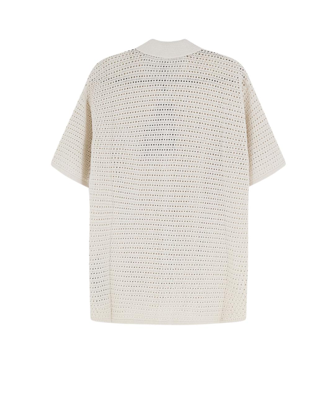 REPRESENT Бежевая хлопковая кэжуал рубашка, фото 2