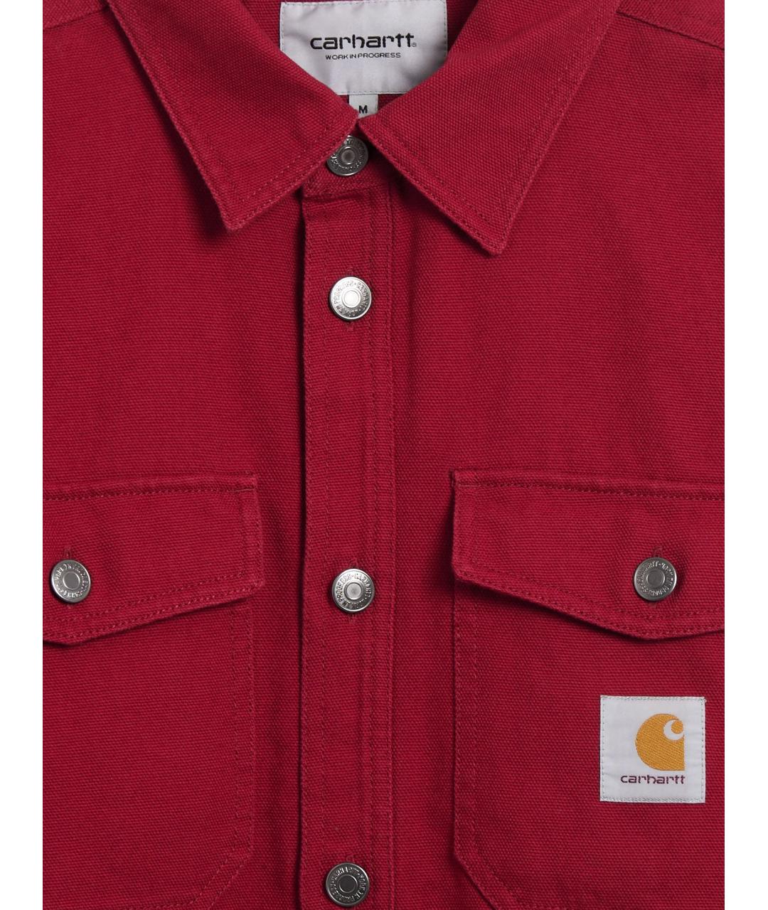 CARHARTT WIP Красная хлопковая куртка, фото 3