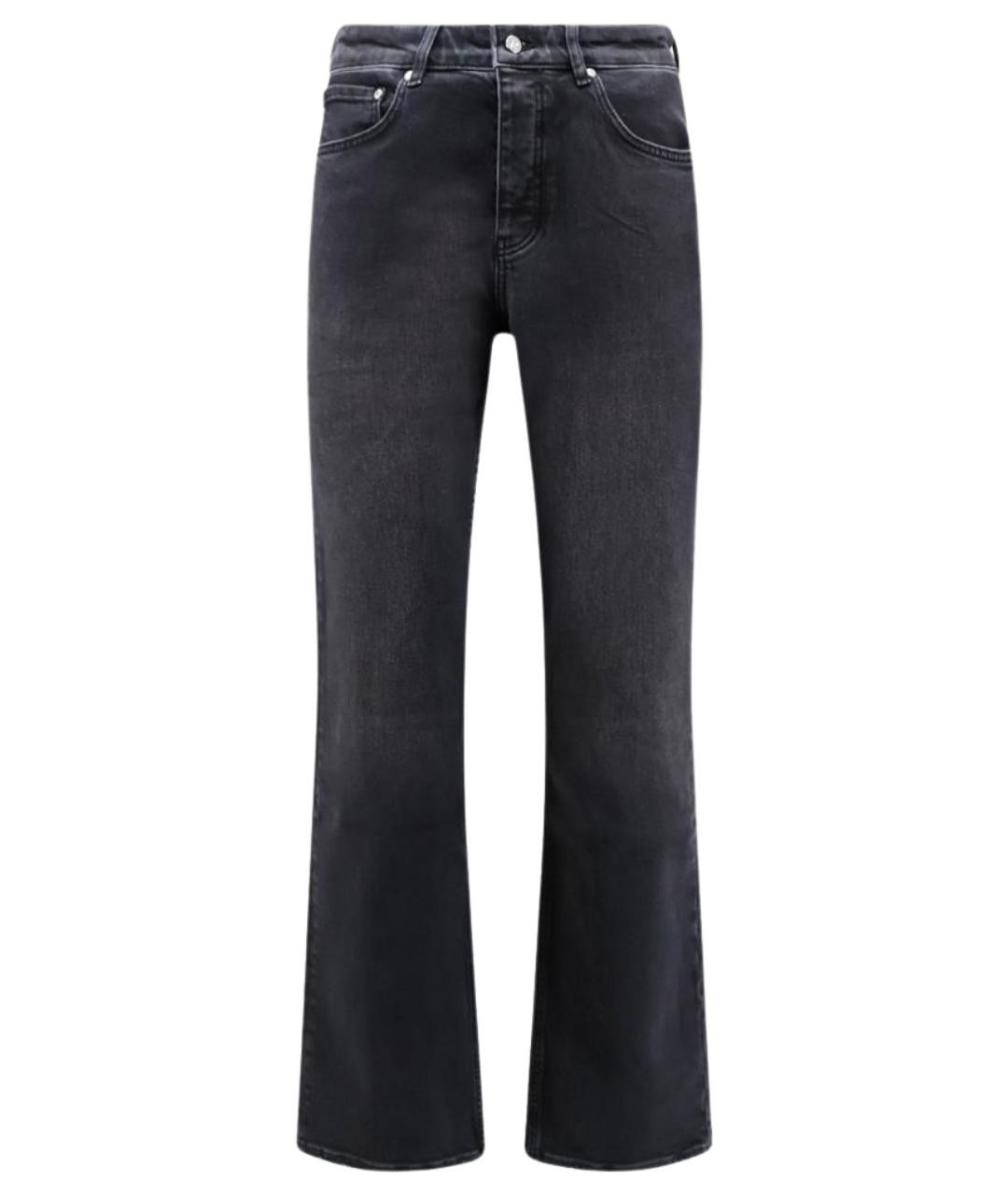 REPRESENT Черные хлопко-эластановые прямые джинсы, фото 1