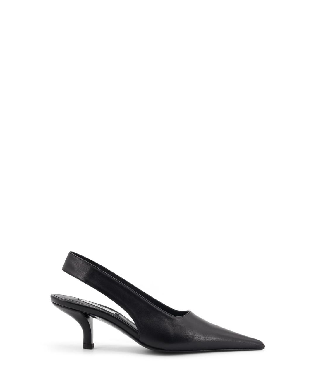 TOTEME Черные кожаные туфли, фото 1