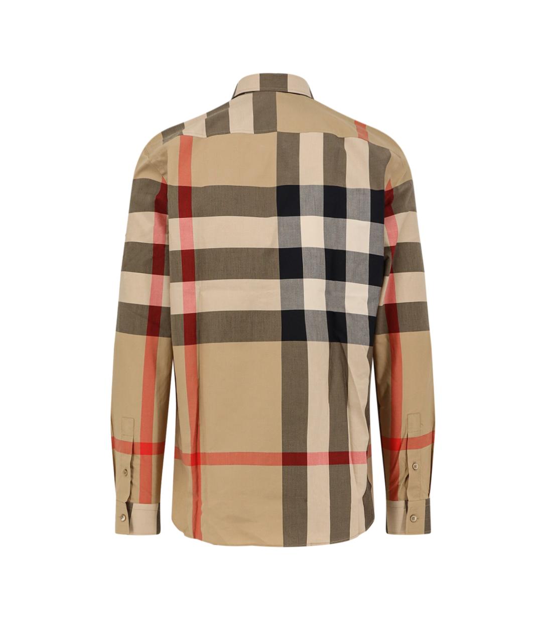 BURBERRY Мульти хлопковая кэжуал рубашка, фото 2