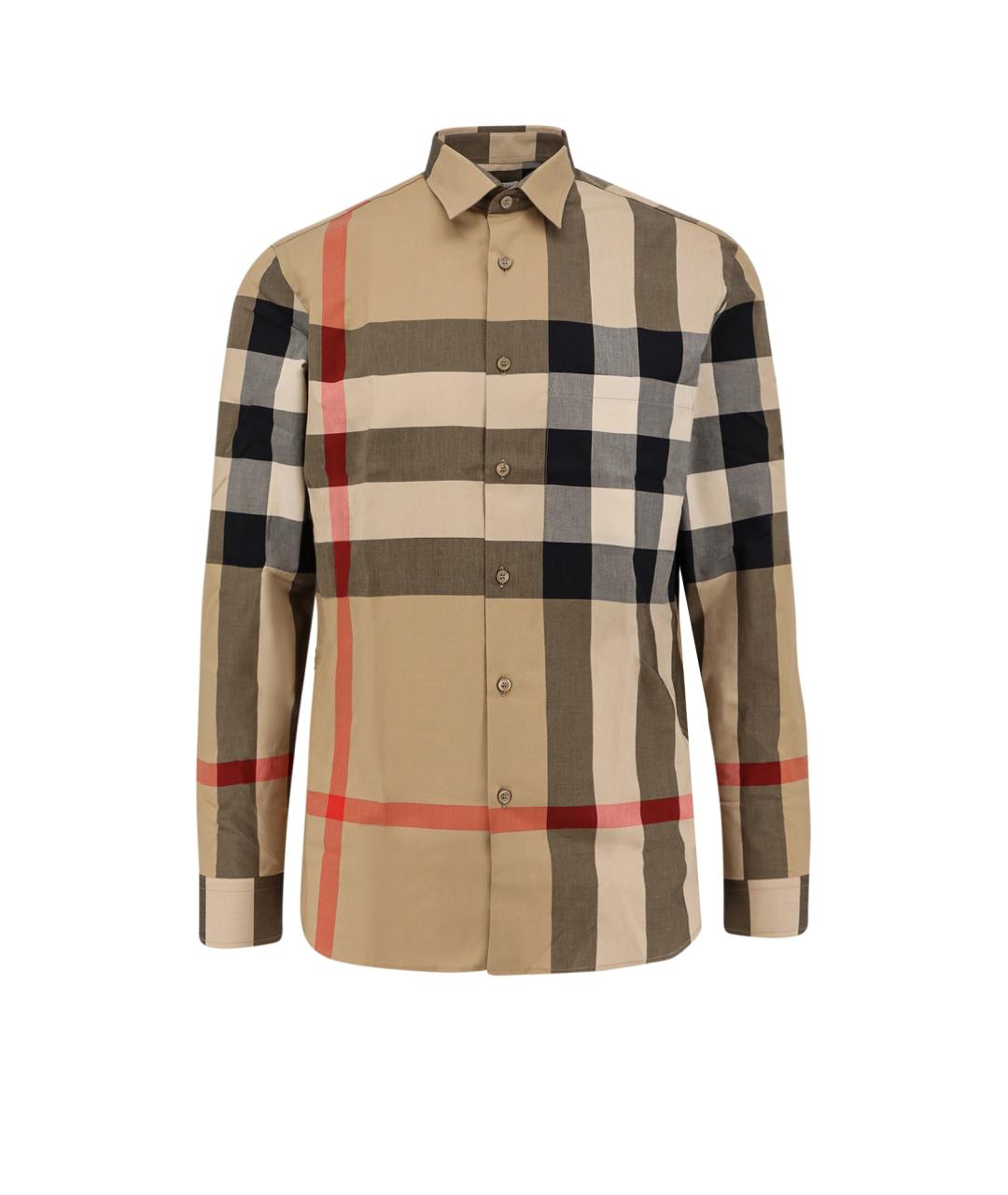 BURBERRY Мульти хлопковая кэжуал рубашка, фото 1