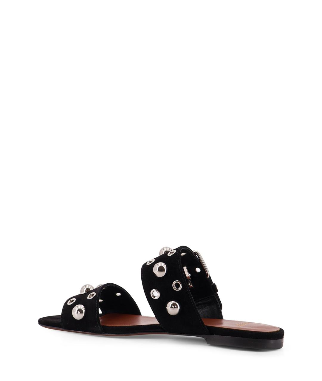 VALENTINO Черные замшевые сандалии, фото 3