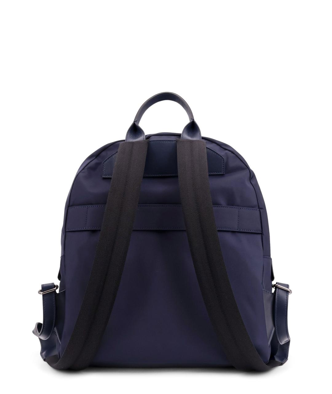 KITON Синий тканевый рюкзак, фото 2