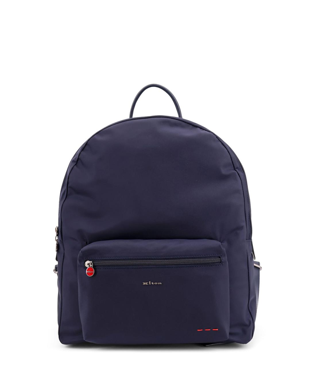 KITON Синий тканевый рюкзак, фото 1