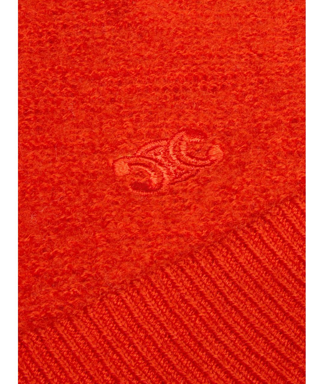 CELINE Красный шерстяной джемпер / свитер, фото 3