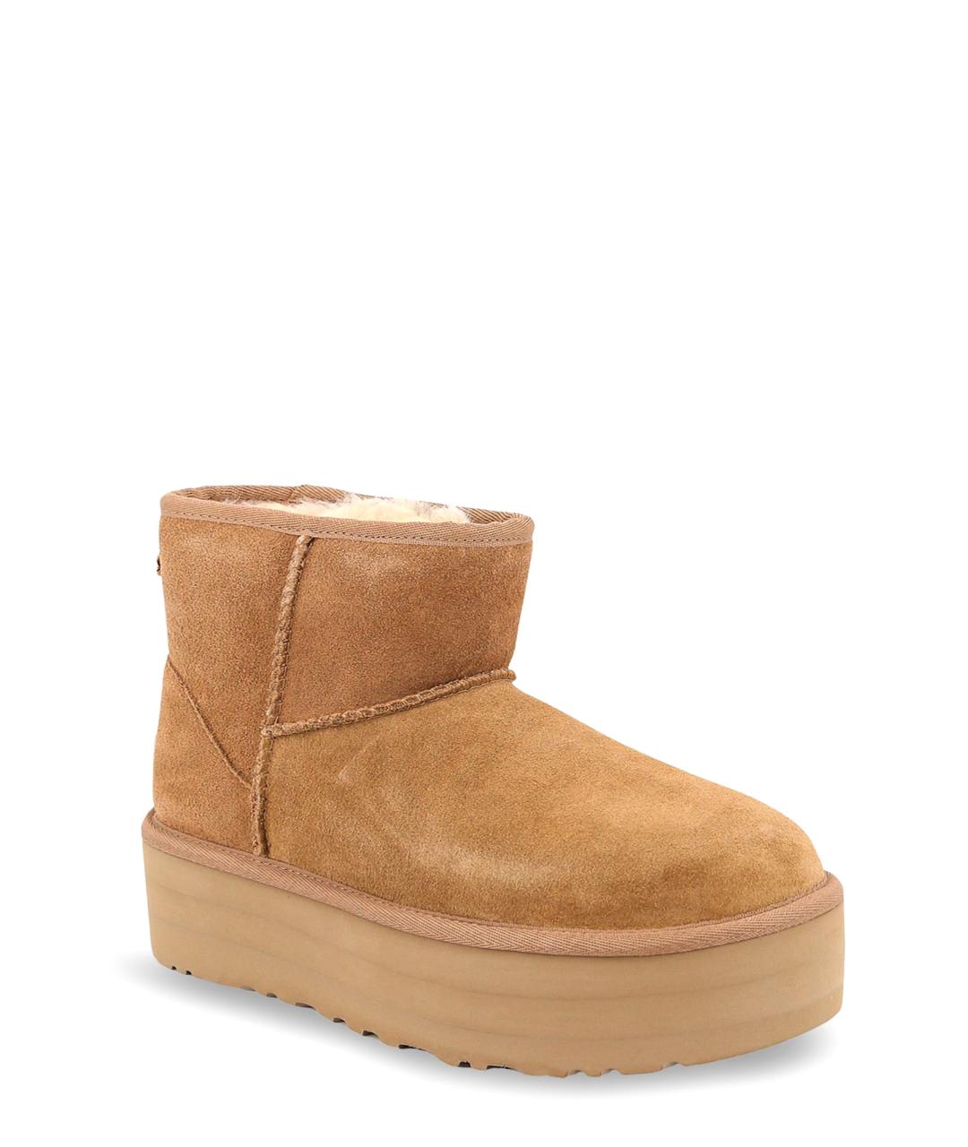 UGG AUSTRALIA Коричневые замшевые ботинки, фото 2