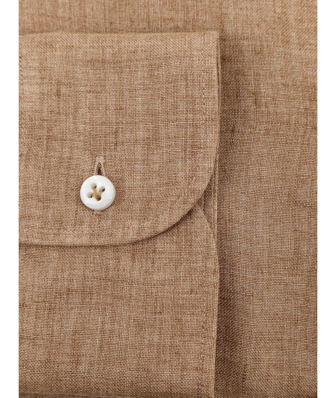 HUGO BOSS Бежевая кэжуал рубашка, фото 3