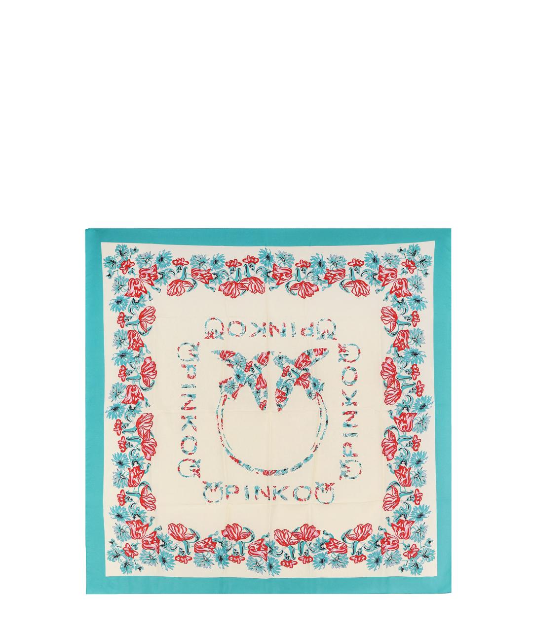 PINKO Мульти шелковый платок, фото 1