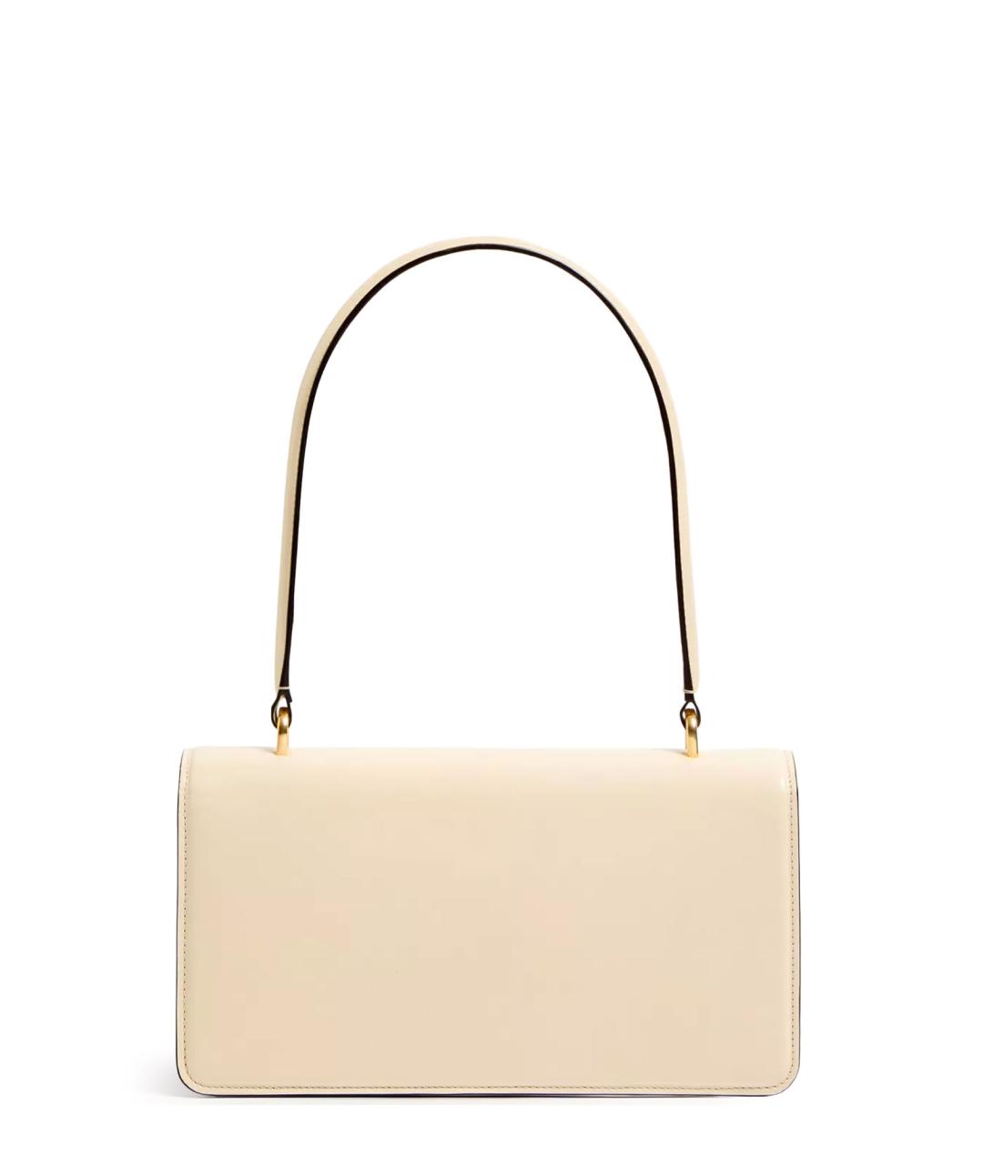 VALENTINO Белая кожаная сумка через плечо, фото 2