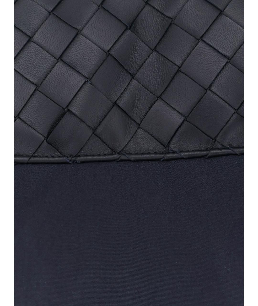 BOTTEGA VENETA Темно-синий хлопковый жилет, фото 3