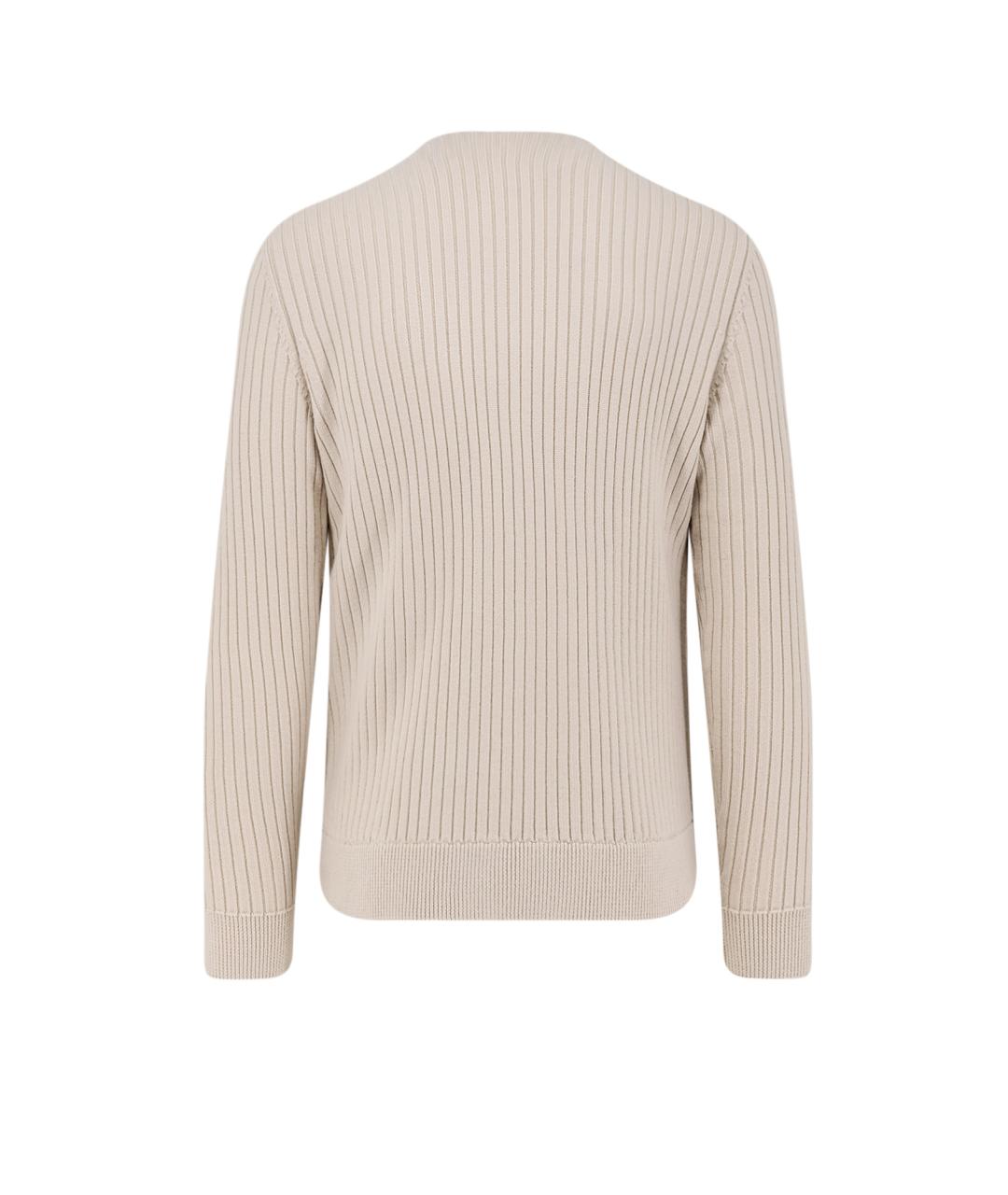 MONCLER Бежевая полиамидовая куртка, фото 2