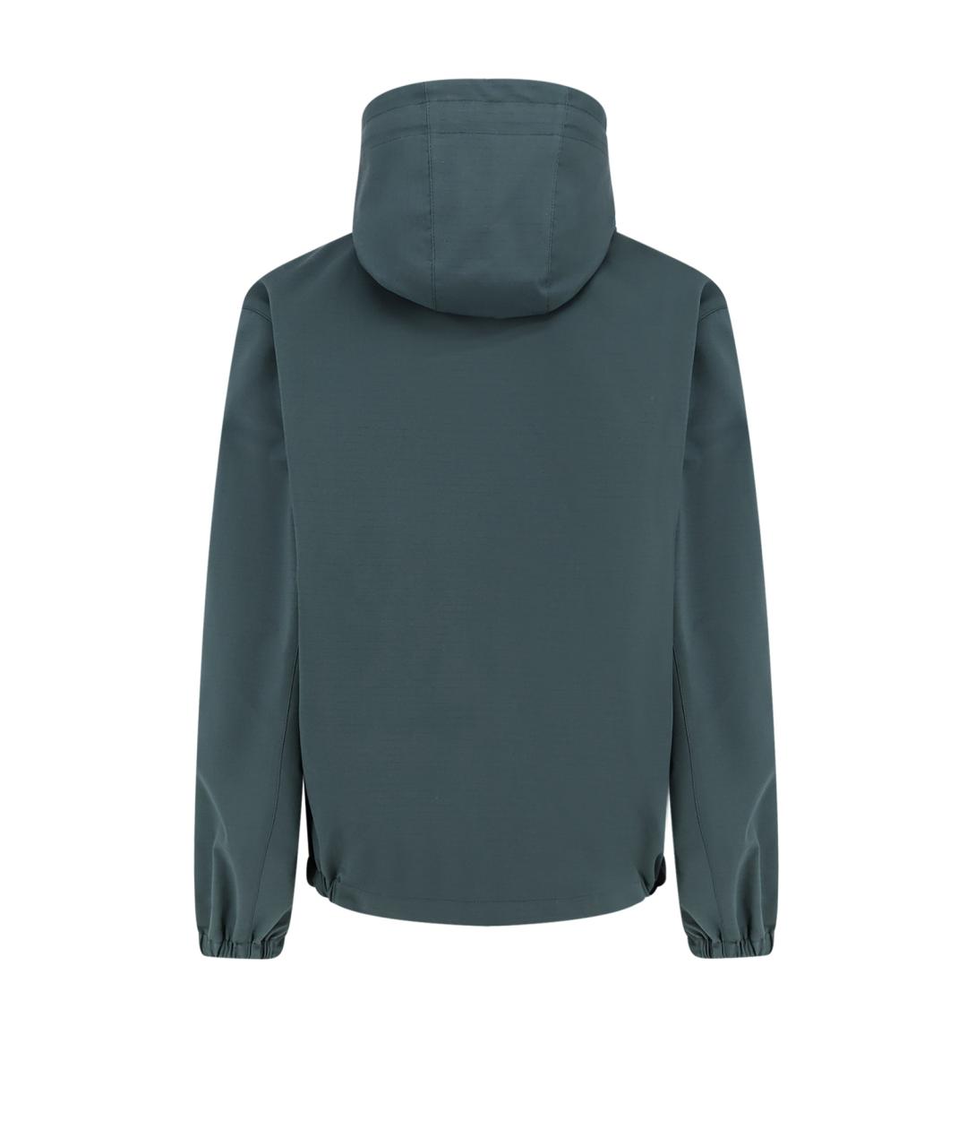 GUCCI Зеленая хлопковая куртка, фото 2